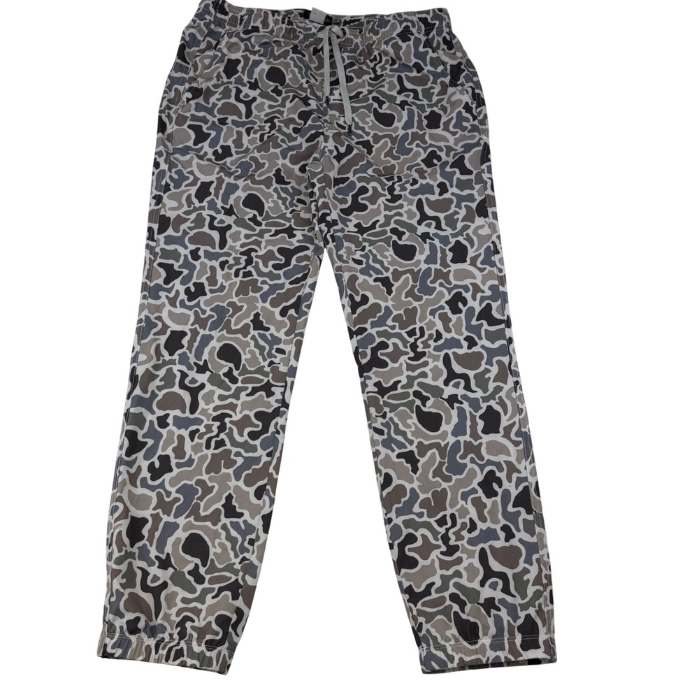Local Boy Localflage Outfitters Pants Mens L Camo Woven Elastic Waist Zip Pocket